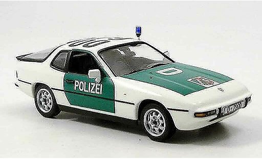 Porsche 924 Base 1/43 Minichamps Autobahnpolice Dusseldorf diecast model cars