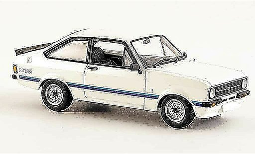 Ford Escort RS 1800 1/43 Minichamps white 1975 MK2 diecast model cars
