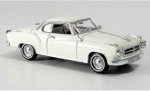 Borgward Isabella coupe 1/43 Minichamps white 1958 diecast model cars