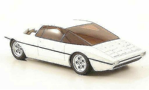Lamborghini Bravo Base 1/43 Minichamps white 1974 diecast model cars