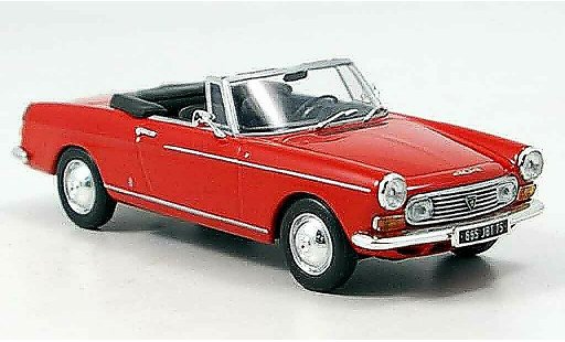 Peugeot 404 Cabriolet 1/43 Minichamps Convertible red 1962 diecast model cars