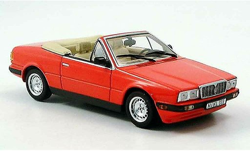 Maserati Biturbo Spyder 1/43 Minichamps red 1986 diecast model cars