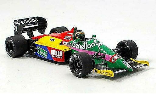 Benetton B187 course 1/43 Minichamps 1987 Benetton B 187 Boutsen diecast model cars