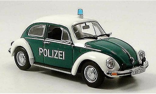 Volkswagen Coccinelle Base 1/43 Minichamps 1303 police brownschweig 1972 diecast model cars
