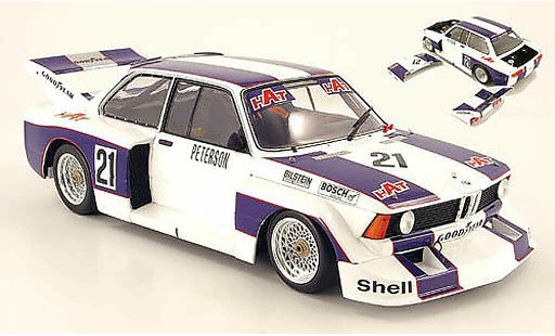 Bmw 320 Gr.5 1/18 Minichamps E21 i gr. 5 no.21 hat r.peterson drm 1977 diecast model cars