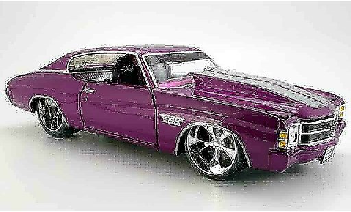 Chevrolet Chevelle tuning 1/18 Maisto 1971 prorodz purple SS454 diecast model cars
