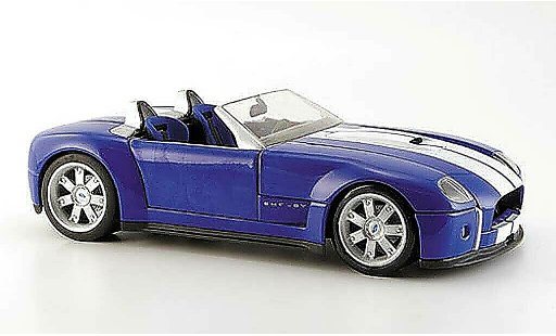 Shelby Cobra Concept 1/18 Hot Wheels blue avec bandes whites diecast model cars