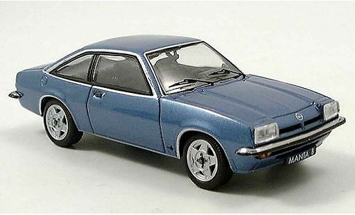 Opel Manta B B 1/43 Schuco blue diecast model cars