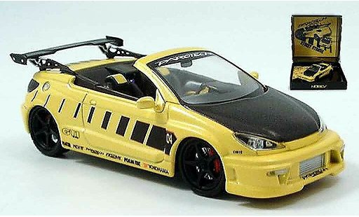 Peugeot 206 CC 1/43 Norev parotech yellow black diecast model cars