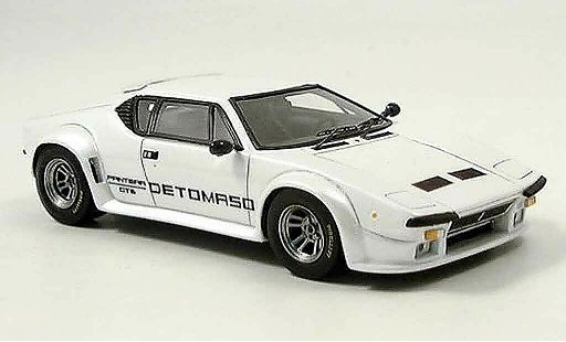 De Tomaso Pantera GT5 1/43 Spark white 1981 diecast model cars