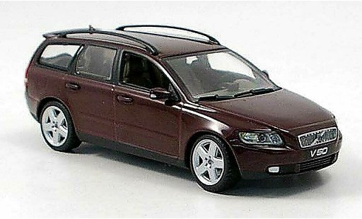 Volvo V50 Break 1/43 Minichamps Estate purple 2003 diecast model cars