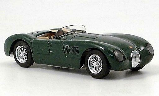 Jaguar C-Type 1953 1/43 Brumm green Strassenversion RHD diecast model cars