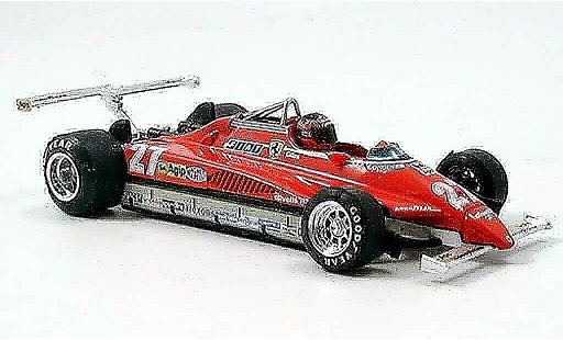 Ferrari 126 C 1/43 Brumm C2 no.27 g.villeneuve long beach avec pilot diecast model cars