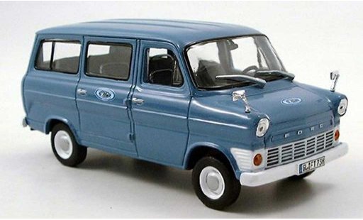 Ford Transit Bus 1/43 Norev blue 1969 diecast model cars