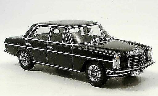 Mercedes 220 Base 1/43 Autoart D Strichachter black diecast model cars