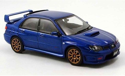 Subaru Impreza WRX 1/43 Autoart STI blue 2006 diecast model cars