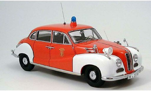 Bmw 501 pompiers 1/18 Autoart pompier diecast model cars