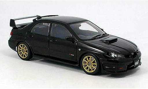 Subaru Impreza WRX 1/18 Autoart STI black 2006 diecast model cars
