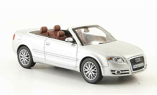 Audi A4 cabriolet 1/43 Norev grey metallisee 2006 diecast model cars