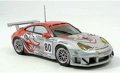 Porsche 911 GT3 RSR 1/43 Ebbro No.80 Flying Lizard Le Mans 2005 diecast model cars