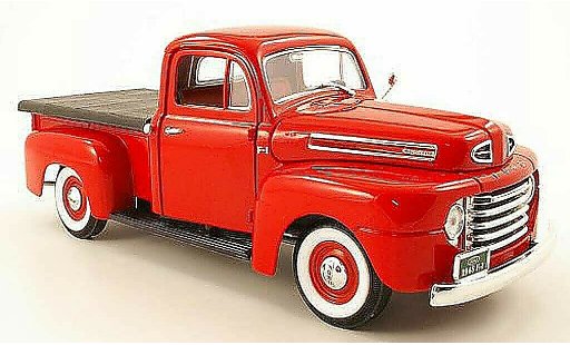 Ford F-1 Pick Up 1/18 Yat Ming red 1948 diecast model cars