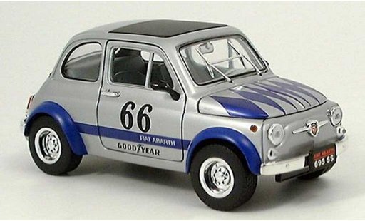 Fiat 695 Abarth SS 1/18 Yat Ming grey-blue 1963 diecast model cars
