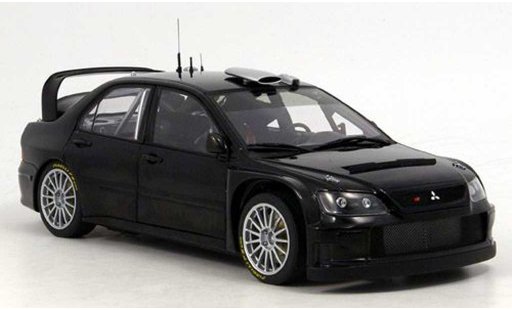 Mitsubishi Lancer Evolution IX 1/18 Autoart wrc black plain body version 2005 diecast model cars