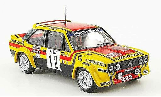 Fiat 131 Abarth 1/43 IXO Gr.4 MonteCarlo No.12 Mouto Arrii 1980 diecast model cars