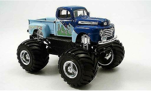Ford F-100 Monster Truck 1/43 Yat Ming 00 blue 1948 diecast model cars