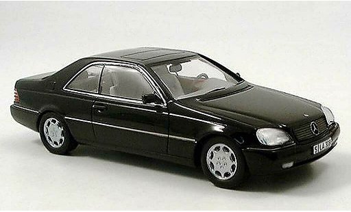 Mercedes 500 Base 1/43 Spark (C140) black diecast model cars
