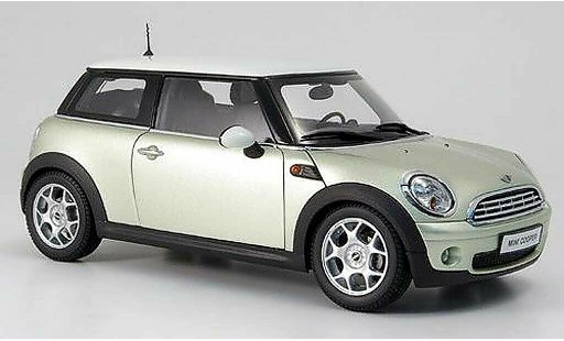 Mini Cooper S 1/18 Kyosho grey et toit blanc diecast model cars