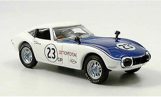 Toyota 2000 GT Shelby 1/43 Del Prado white blue no.23 diecast model cars