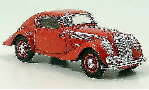 Skoda Popular Sport Monte Carlo 1/43 Abrex red 1935 diecast model cars
