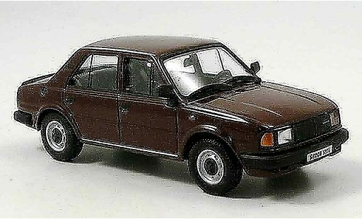 Skoda 120 Base 1/43 Abrex l brown 1986 diecast model cars