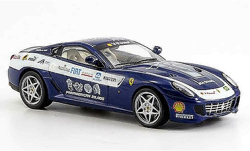 Ferrari 599 GTB 1/43 IXO panamericana blue 2006 diecast model cars