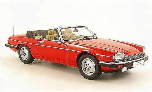 Jaguar XJS 1988 1/18 Autoart Convertible red RHD diecast model cars