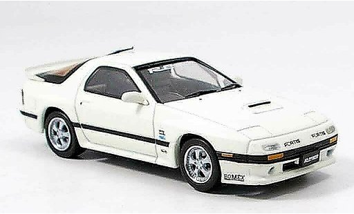 Mazda RX7 1985 1/43 Aoshima white diecast model cars