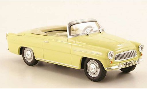 Skoda Felicia Roadster 1/43 Abrex beige diecast model cars