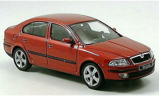Skoda Octavia Limousine 1/43 Abrex red diecast model cars