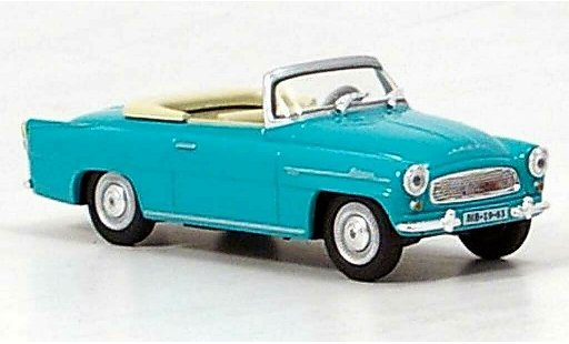 Skoda Felicia Roadster 1/43 Abrex turquoise diecast model cars