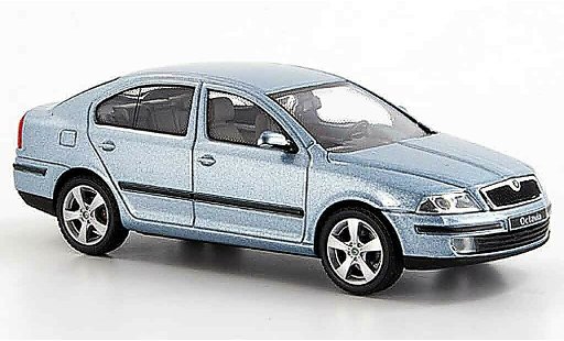 Skoda Octavia Base 1/43 Abrex grey metallisee grey diecast model cars