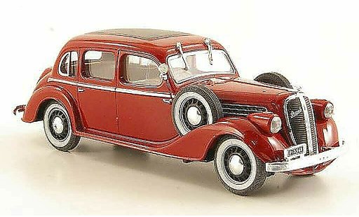 Skoda Superb 1938 1/43 Abrex 913 red diecast model cars