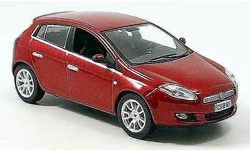 Fiat Bravo Base 1/43 Norev red 2007 diecast model cars