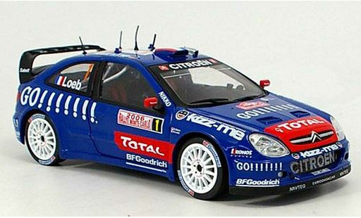 Citroen Xsara WRC 2006 1/18 Solido no.1 total rallye monte carlo diecast model cars