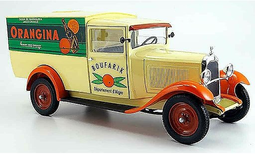 Citroen C4 1930 1/18 Solido lieferwagen orangina diecast model cars