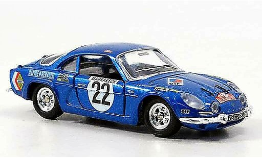 Alpine A110 rallye 1/43 Solido no.22 1971 diecast model cars