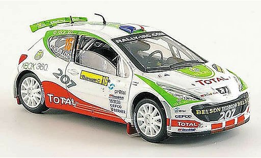 Peugeot 207 S2000 1/43 Solido No.16 XBox 360 Barum Rally 2008 diecast model cars