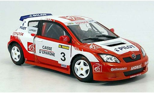 Toyota Corolla Trophee Andros 1/18 Solido no.3 prost collection 2006 diecast model cars