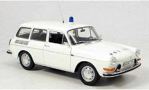 Volkswagen 1600 Variant 1/18 Minichamps l police 1972 diecast model cars