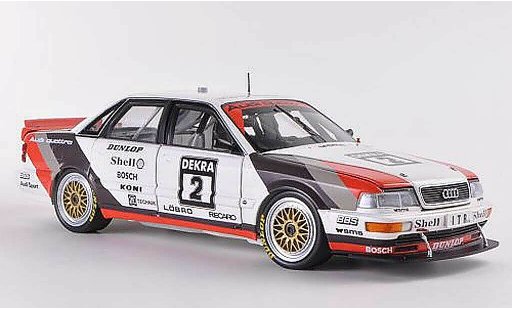 Audi V8 dtm 1/18 Minichamps Quattro No.2 Team SMS Motorsport H.Haupt -Saison 1991 diecast model cars